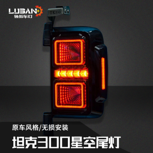 gwm tank 300 hev hybrid starry sky tail rear back led light lamp