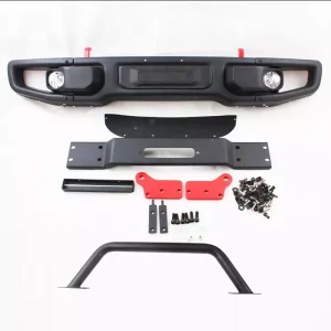 10th Anniversary Front Bumper with Hoop for Jeep Wrangler JKU Sahara Rubicon