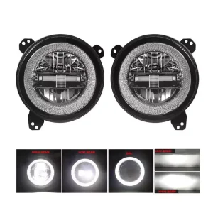 9" LED Headlights for 2018-2021 Jeep Wrangler JL