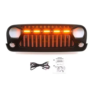 ABS Traitor Grille With Light for Jeep Wrangler JK 2007-2018