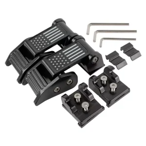 AM Flag Hood Latches for Jeep Wrangler JK & JL & Gladiator JT