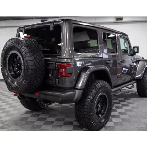 Rubicon Off-road Anniversary Rear Bumper in Aluminum for 2018-2022 Jeep Wrangler JL