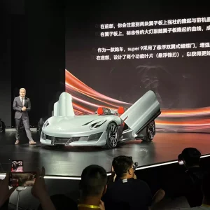 BYD's roofless, no-windscreen, scissor-door supercar: Headed for production
