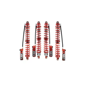 K-MAN 4.0 inch Lift Nitrogen Shocks Compression Rebound Adjustable for Jeep Wrangler JL