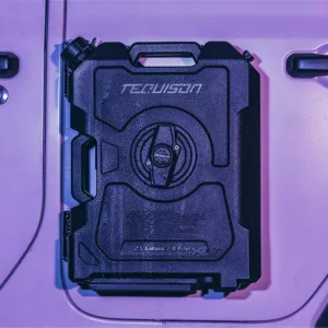 TENGQIAN 7L/9L Oil Drum Outdoor Water Bucket and Bracket for Jeep Wrangler JK/JL/4XE/JT