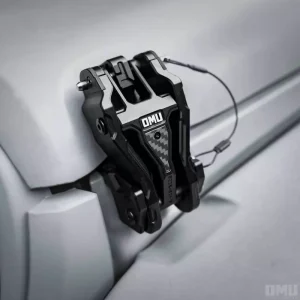 OMU Genesis Series Aluminum Hood Latch Lock for Jeep Wrangler JK JL Gladiator JT