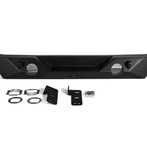 Poison Spyder Style Rear Bumper with D-Ring Tabs for Jeep Wrangler JK