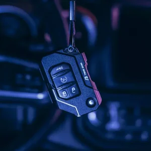 TENGQIAN Key Fob Cover Case Protector for Jeep Wrangler JL Gladiator JT