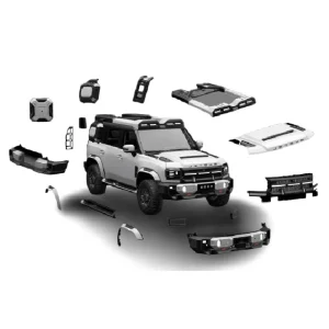 Jetour T2 Body Kit &mdash; Front and Rear Bumper Upgrade